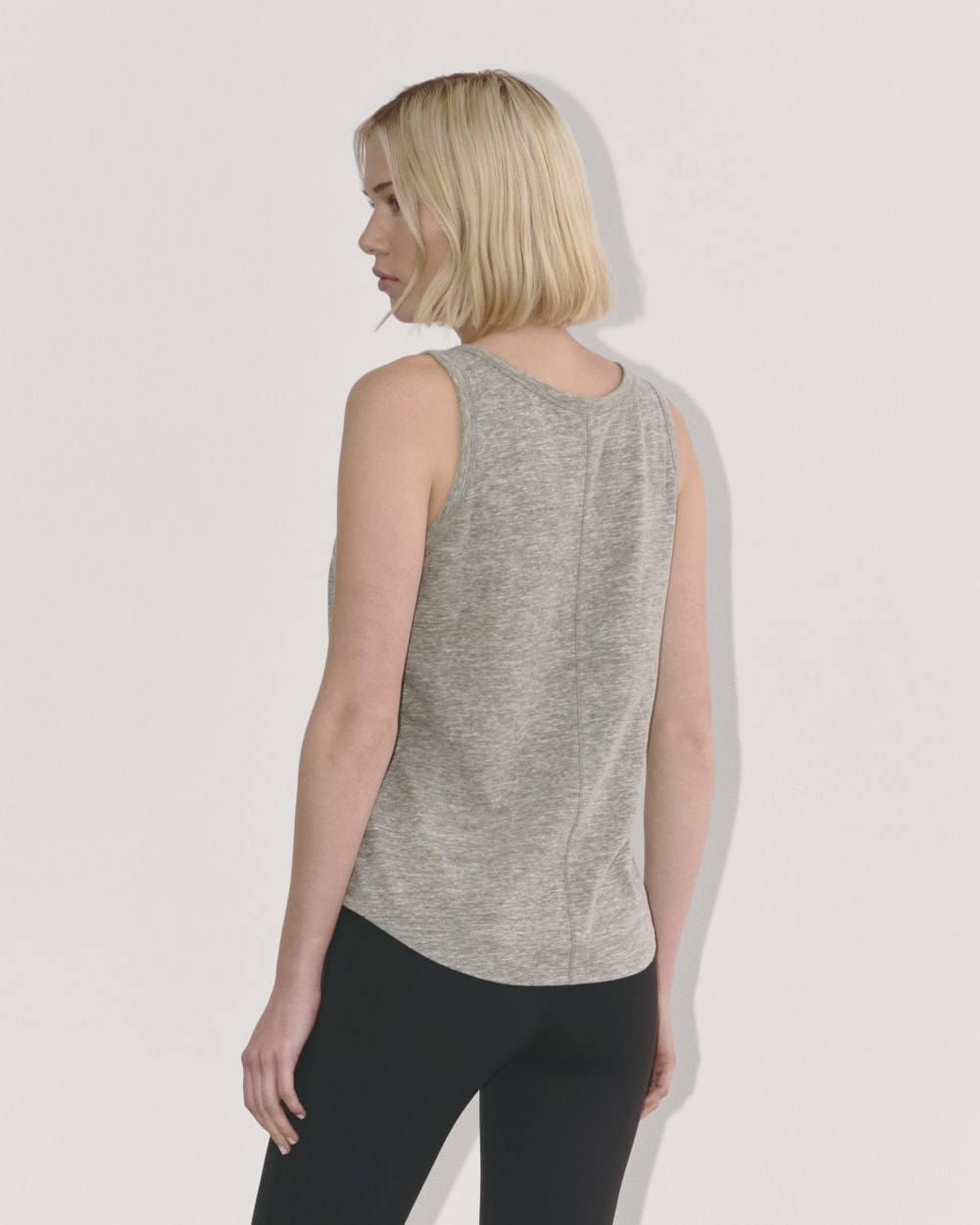 The Perform Tank | Heathered Grey / Olive