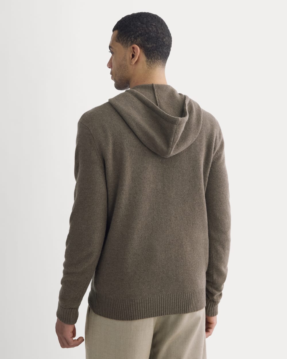 The Felted Merino Hoodie | Heather Chocolate Martini