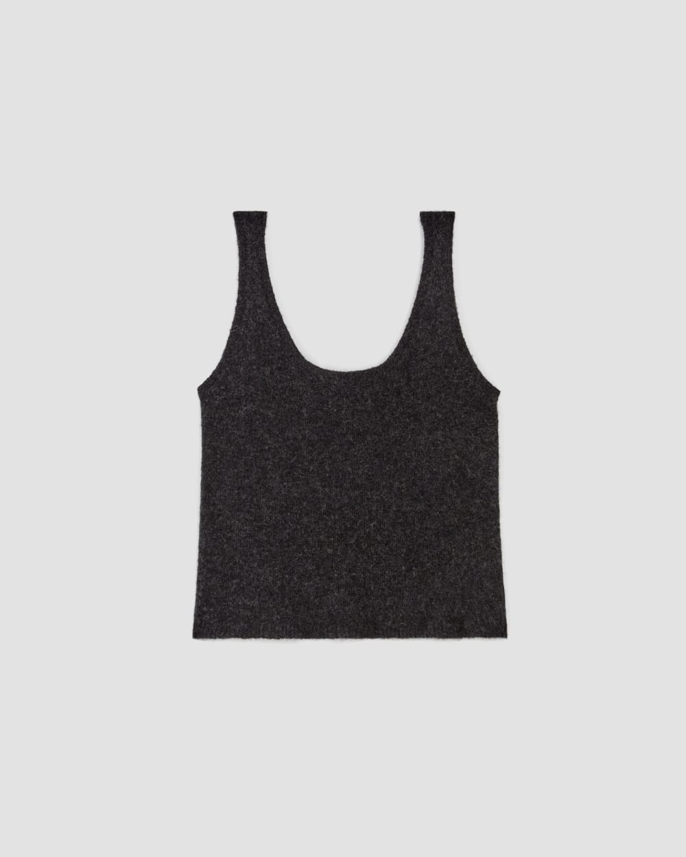 The Cozy-Stretch Tank | Charcoal