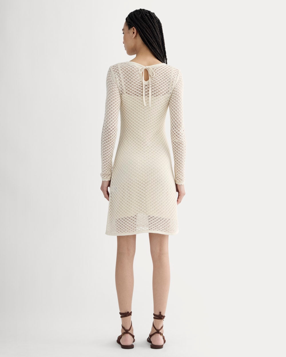 The Lace Knit Mini Dress | Birch
