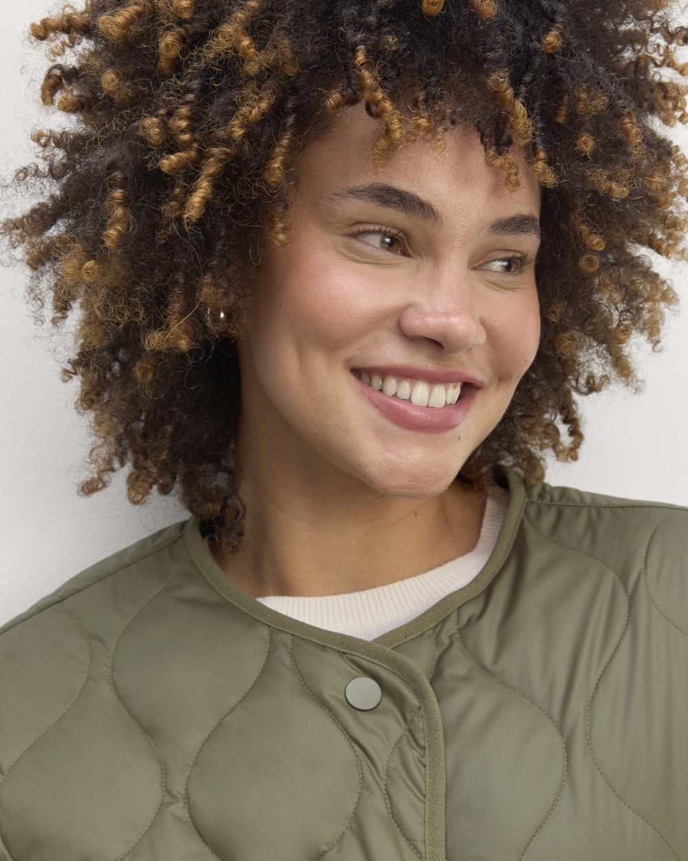 The Long Quilted Liner | Kalamata