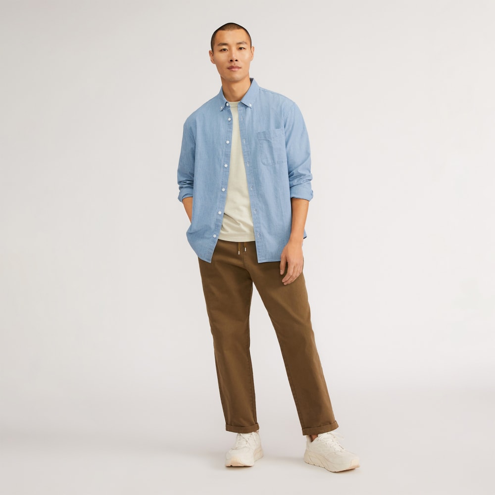 The Relaxed Organic Chambray Shirt  | Mid ReChambray