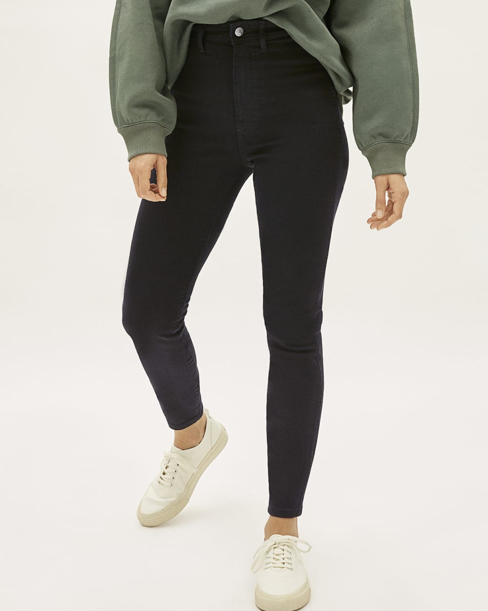 The Way-High® Clean Front Skinny Jean  | Black | 28.5” Inseam