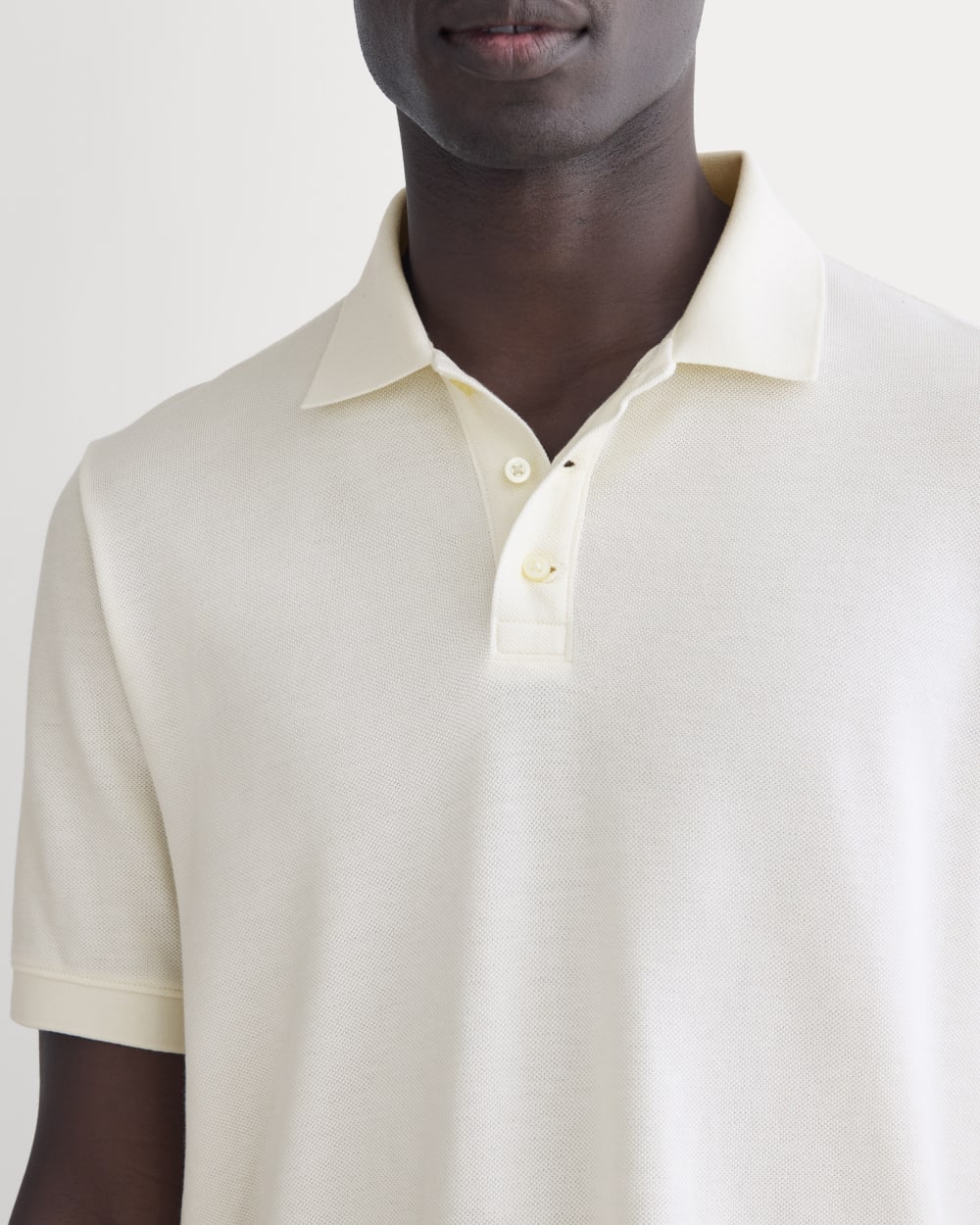 The Pique Polo | Bone