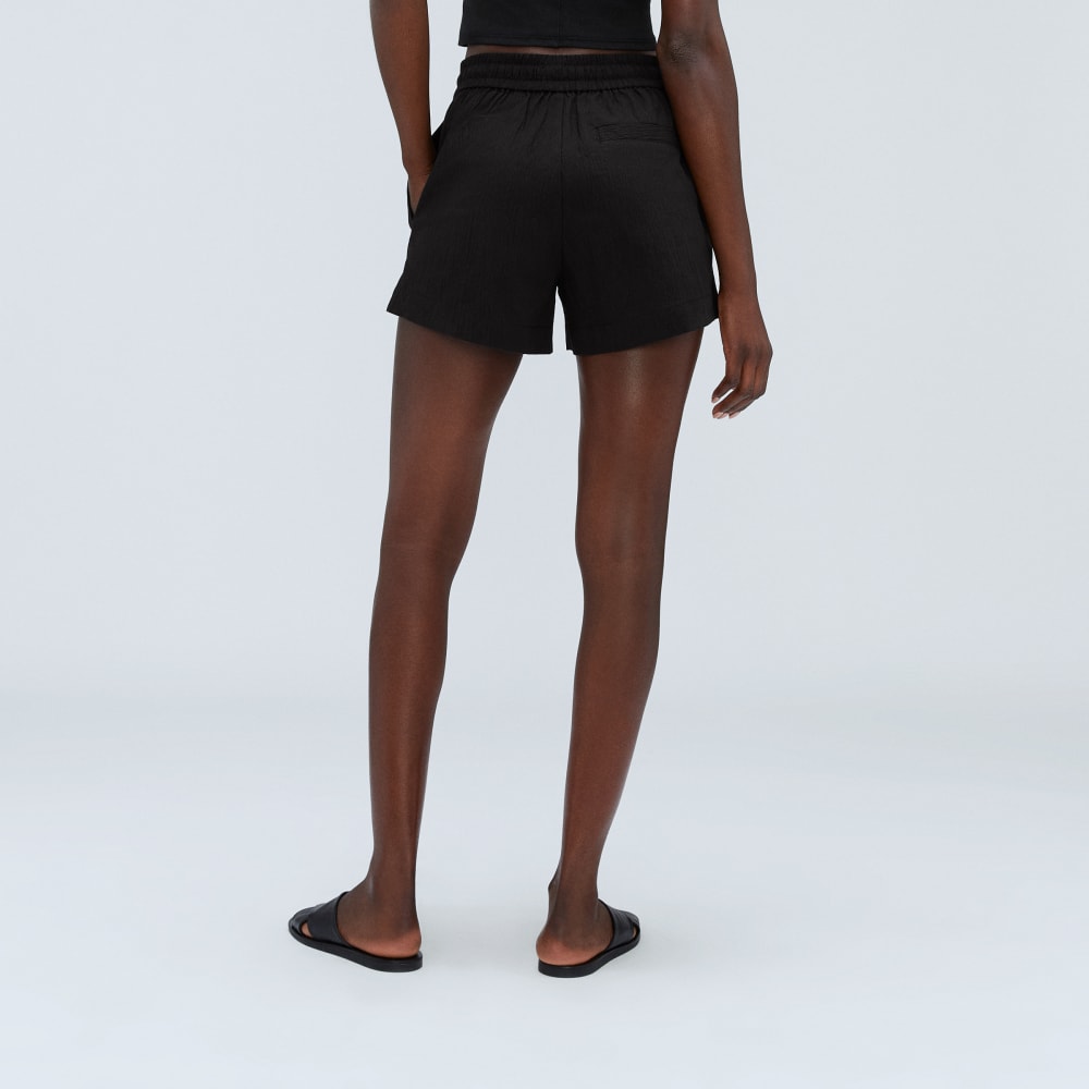 The Seersucker Boxer Short | Black