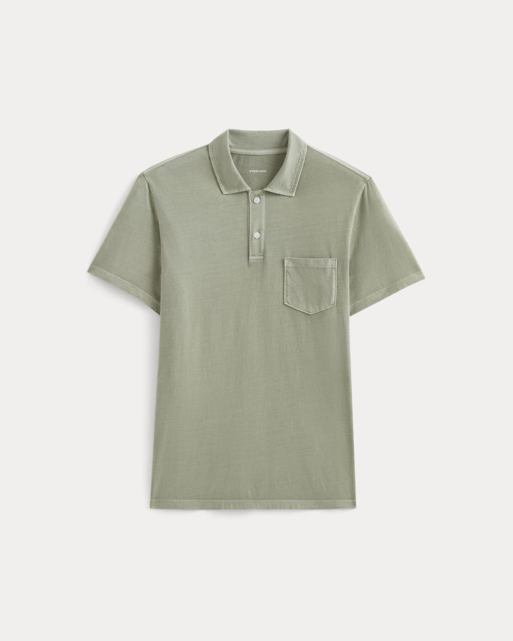 The Essential Organic Garment-Dyed Polo | Seagrass