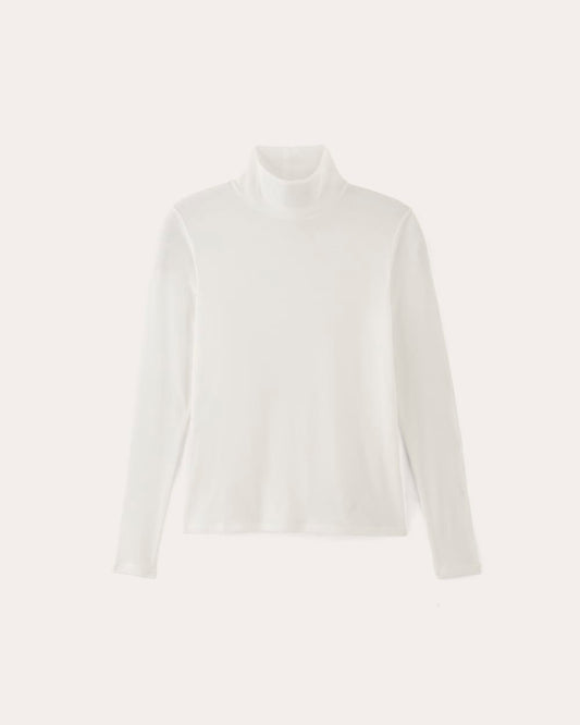 The Air Turtleneck | White