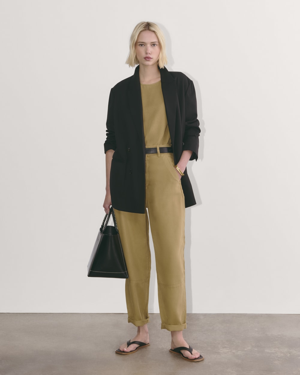 The Relaxed Tee in Buttersoft | Fennel Seed