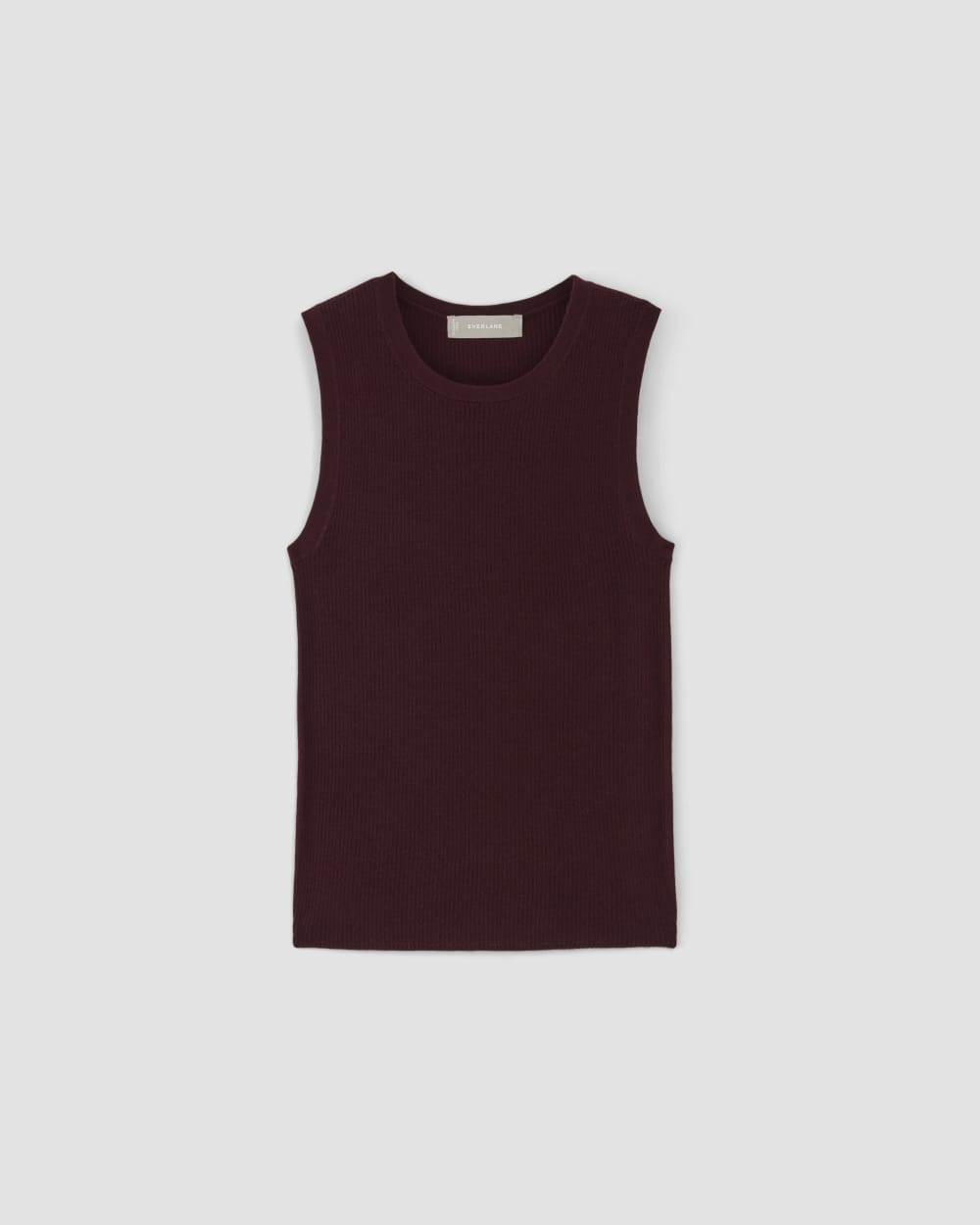 The Tank in Ultrasoft Merino | Burgundy