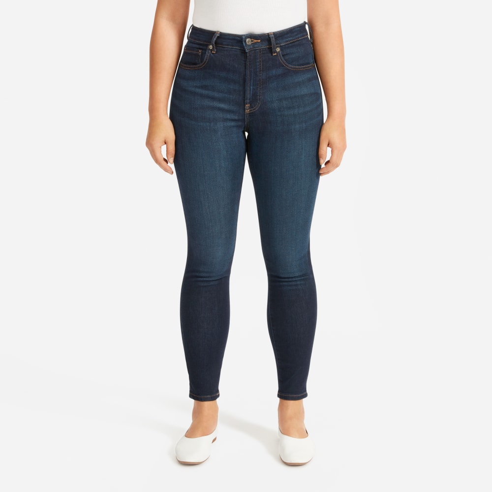The Curvy Authentic Stretch High-Rise Skinny Jean | Dark Blue Wash | 26.5 Inseam