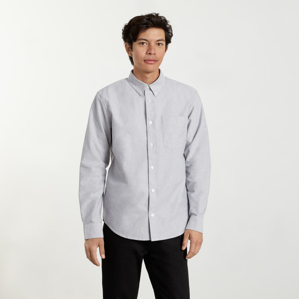 The Standard Fit Japanese Oxford Shirt | Uniform | Cloud Grey | Standard