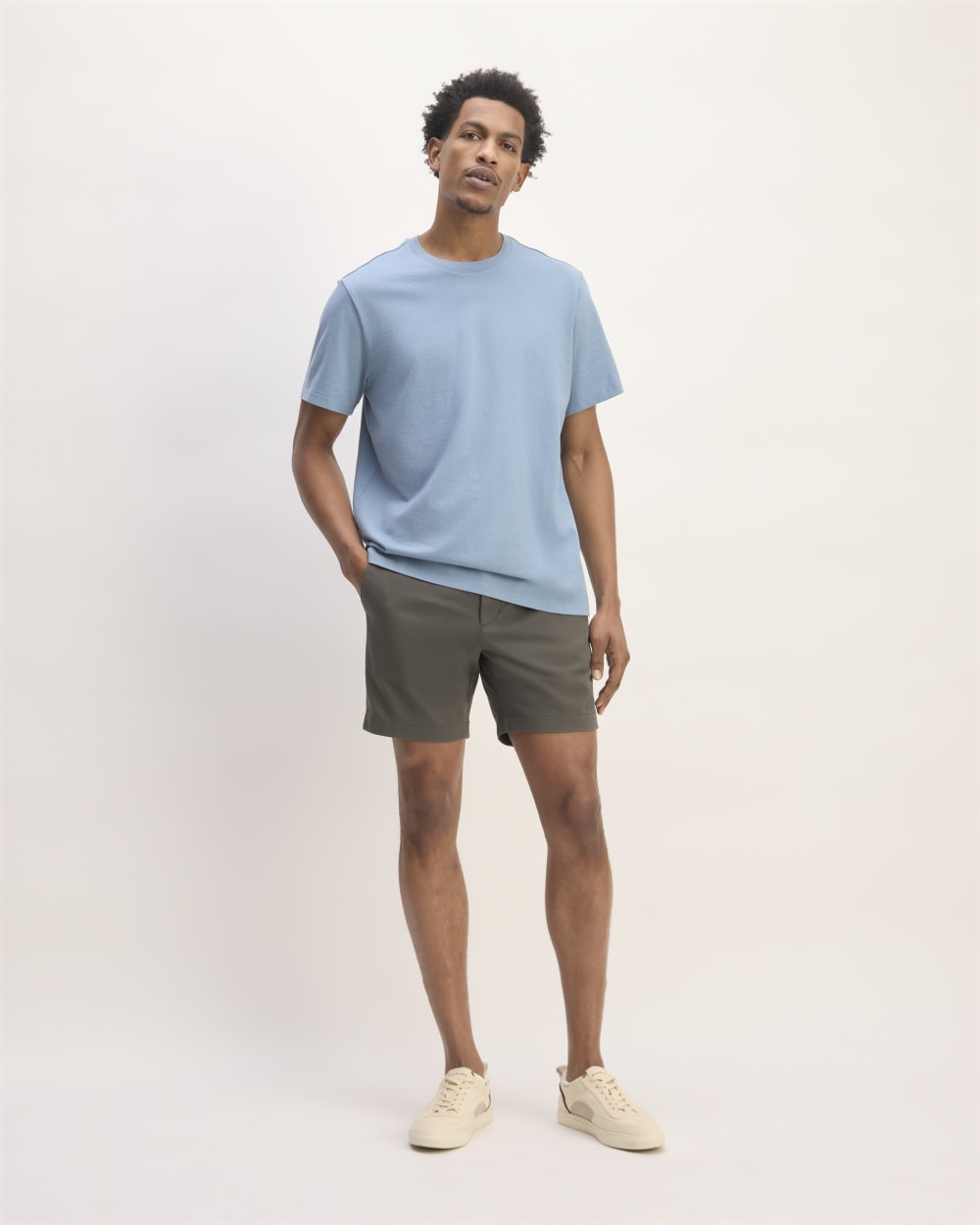 The Pull-On Performance Chino Short | Slate Grey