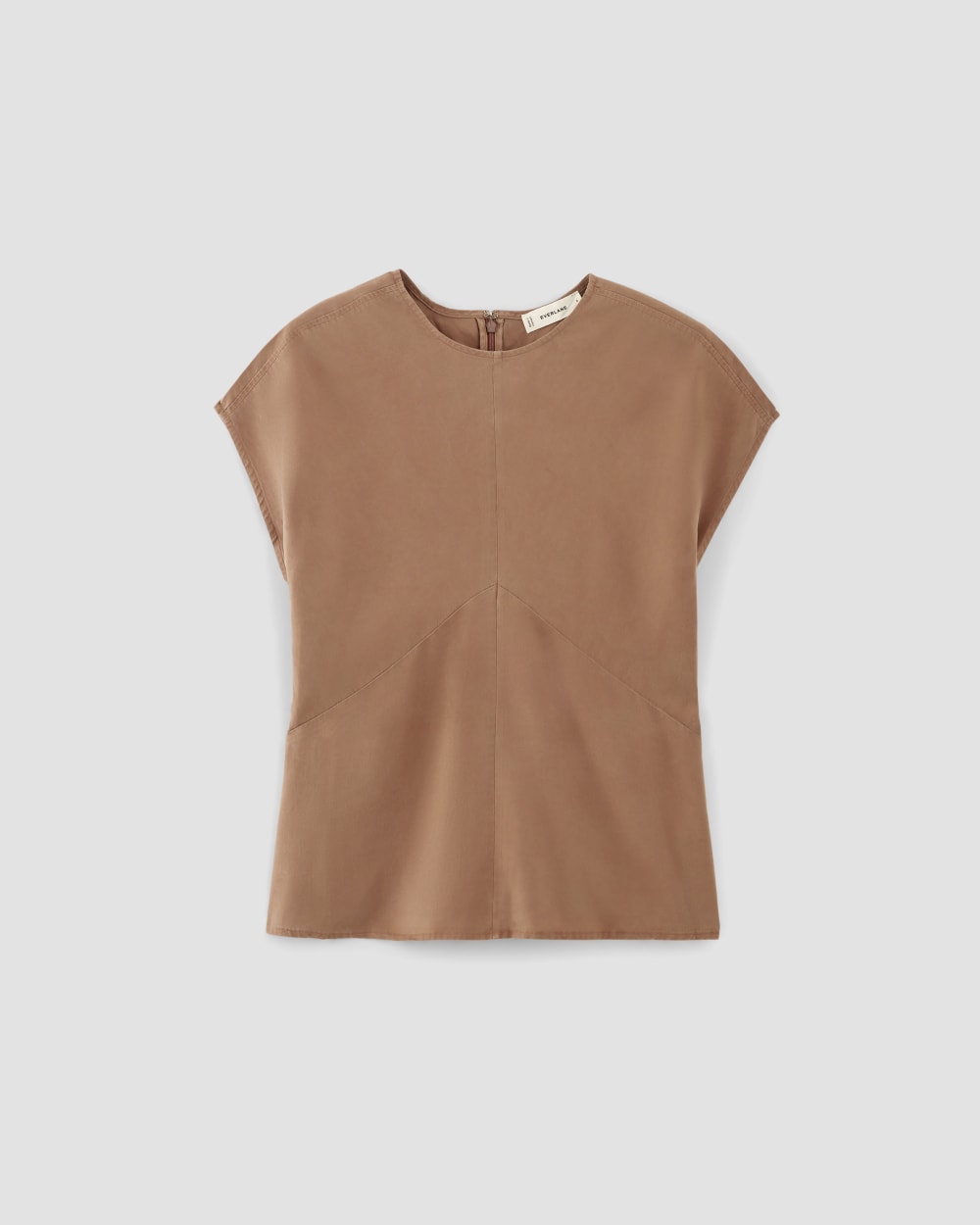 The Drape Top in Butterlite | Carob Brown