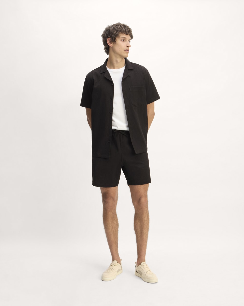 The Seersucker Short | Black