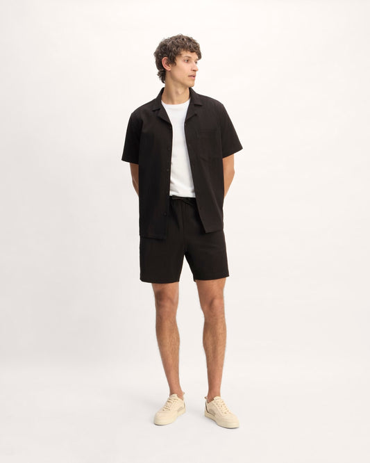 The Seersucker Short | Black