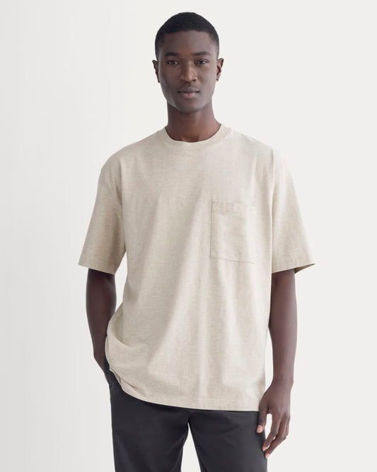 Oversized Classic Tee | Heathered Oatmeal