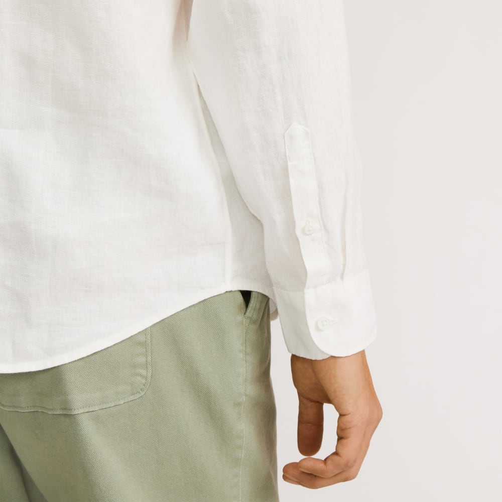 The Classic Shirt in Linen | White