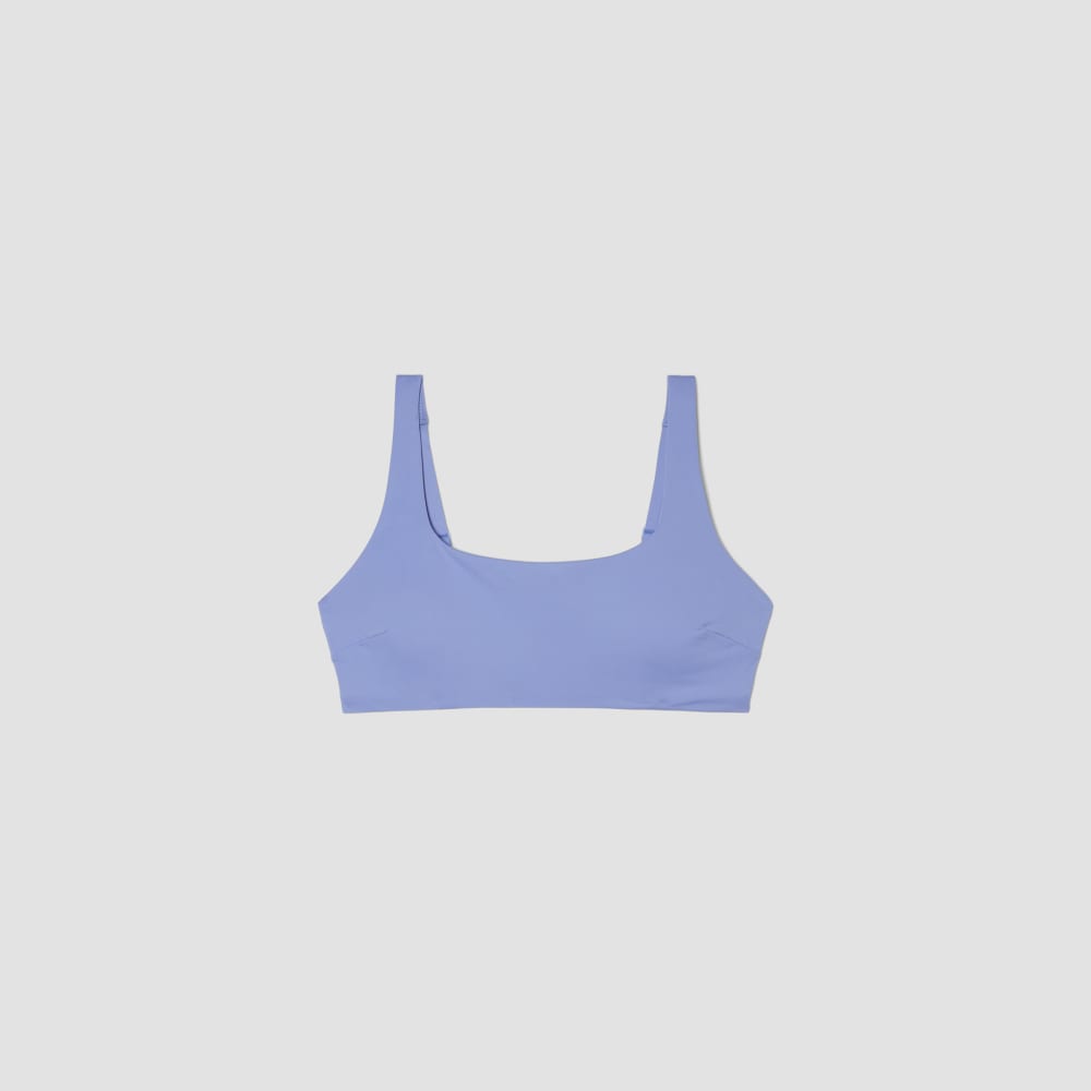 The Square-Neck Bikini Top | Cornflower Blue