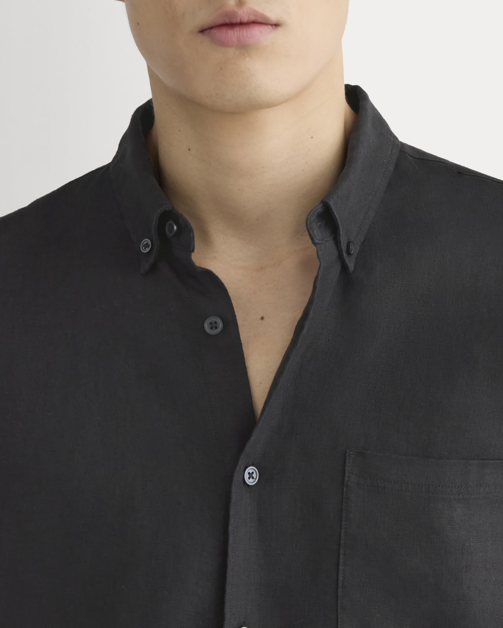 The Classic Shirt in Linen | Black
