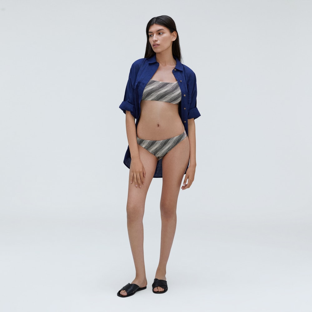 The Bikini Bottom |  Black / Canvas