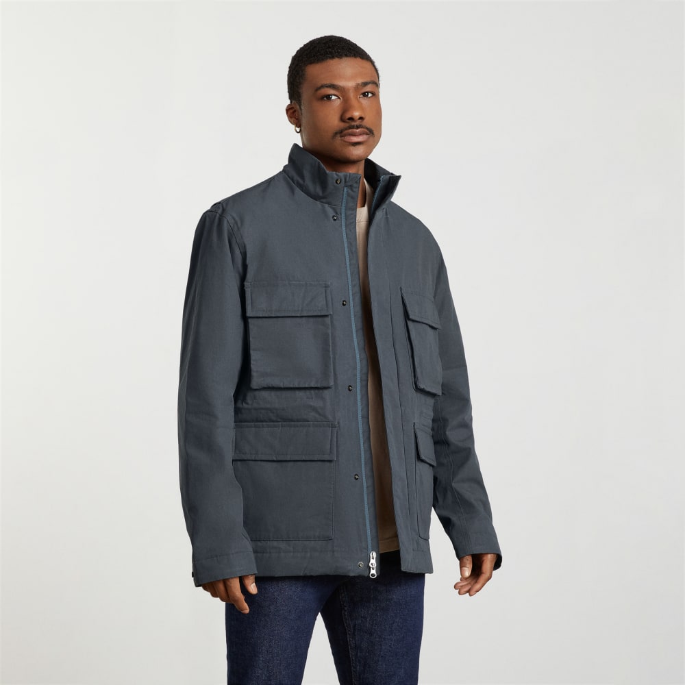 The Waxed Cotton Jacket | Slate