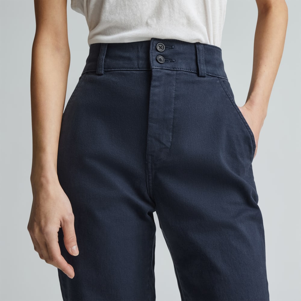 The Organic Straight-Leg Pant |  Navy