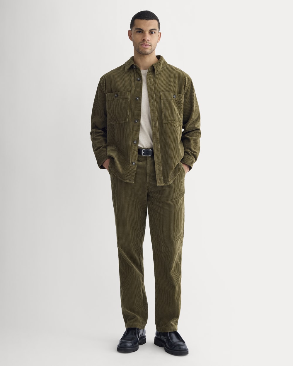 Wide Wale Corduroy Shirt | Beech