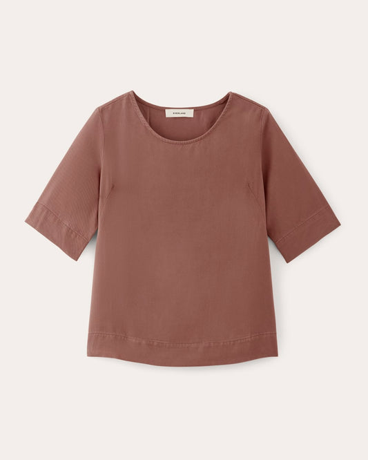 The Relaxed Tee in Buttersoft | Mocha