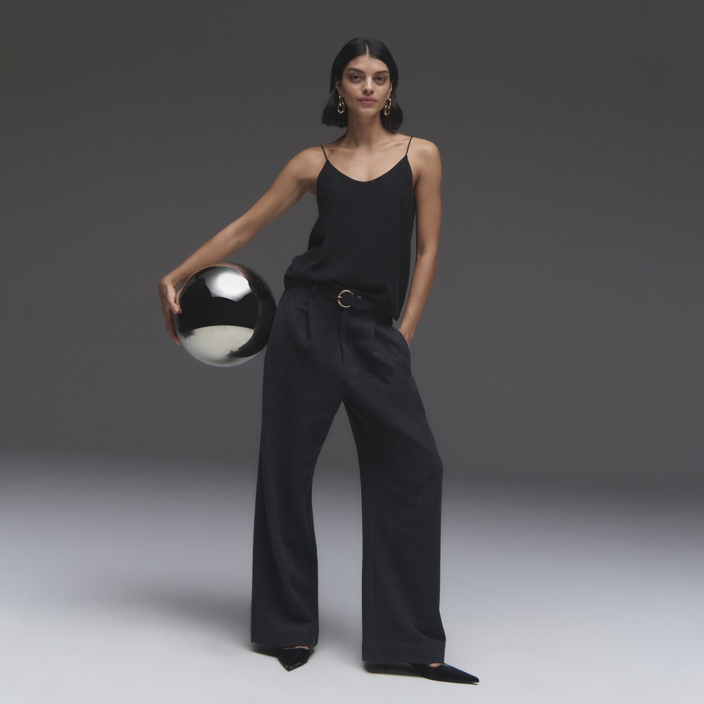 The Washable Clean Silk Cami | Black