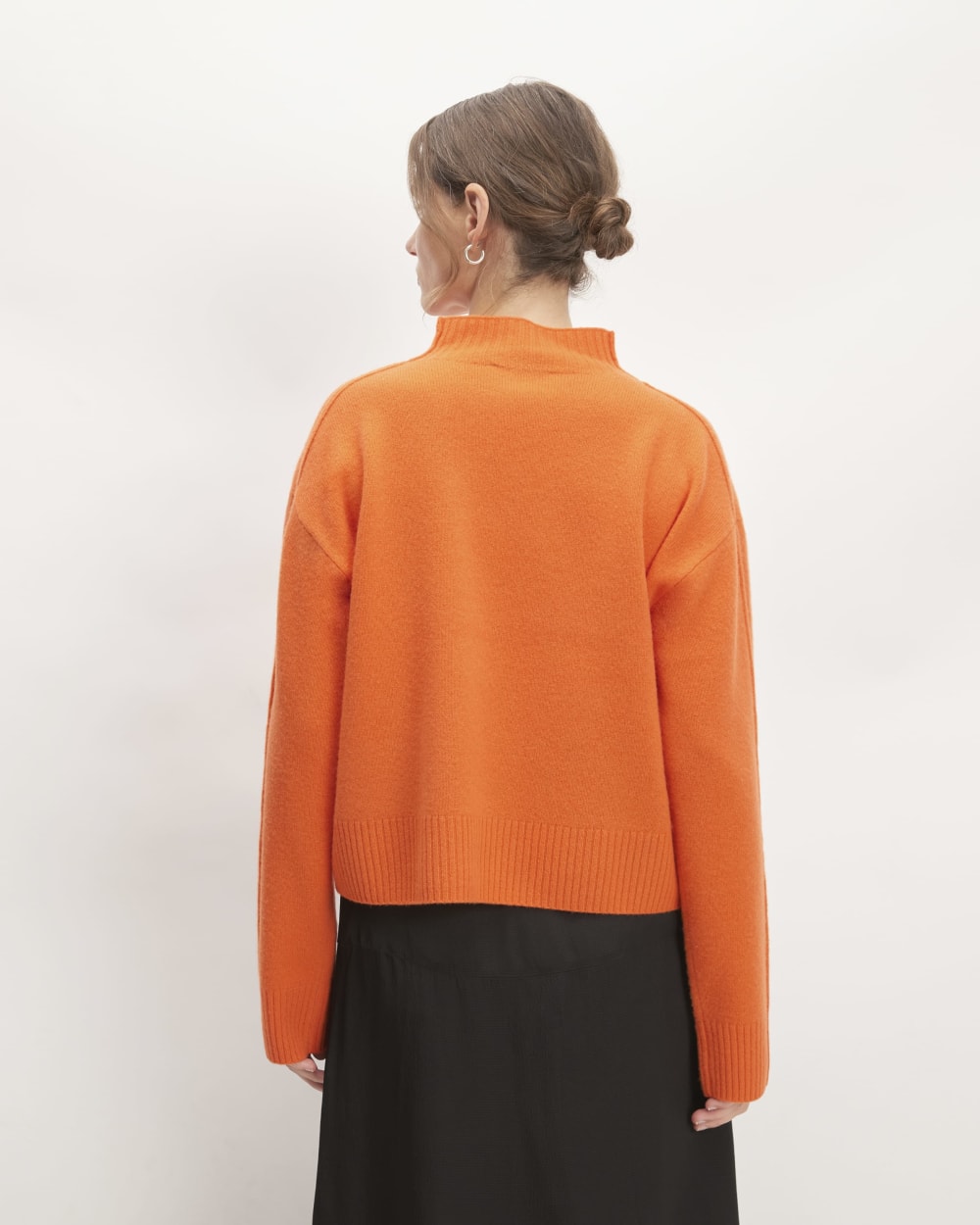 The Good Merino Wool Mockneck Sweater | Orange