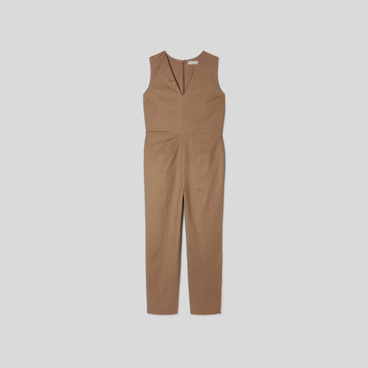 The Structured Cotton Jumpsuit | Toasted Coconut