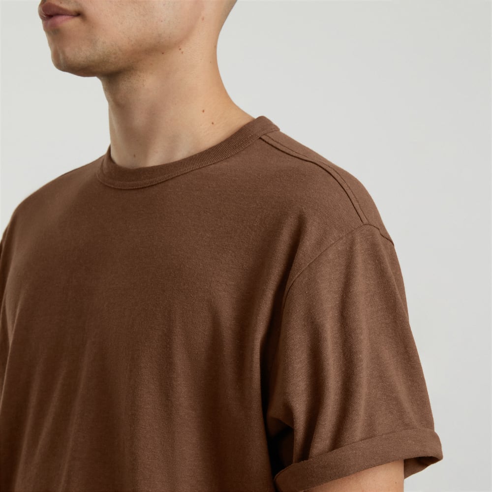 The Everyone Relaxed Hemp Tee | Espresso