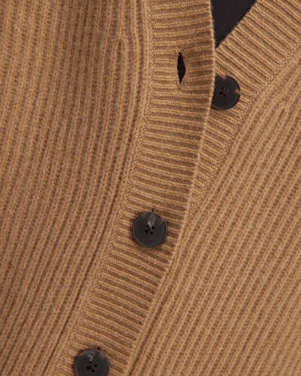 The Felted Merino Cocoon Cardigan | Deep Camel