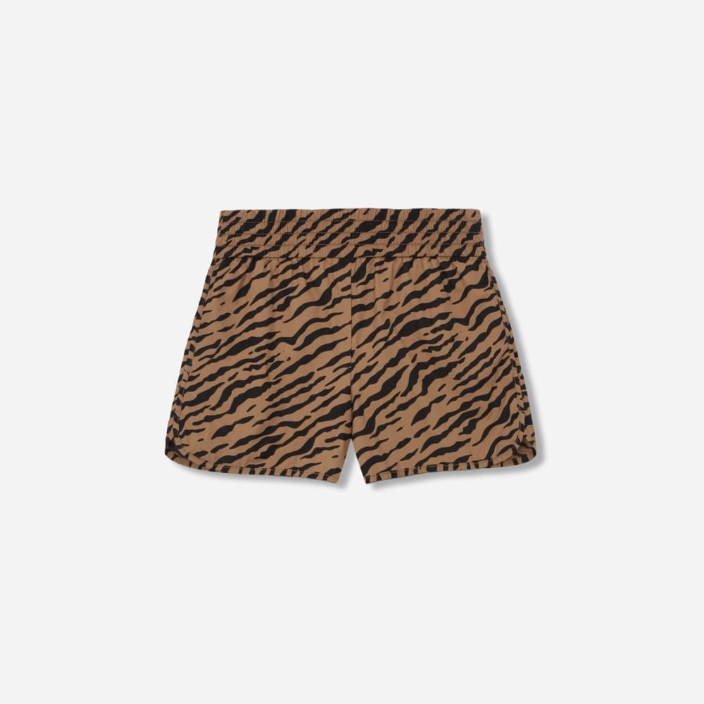 The Poplin Boxer Short | Tiger Stripe Toasted Coconut