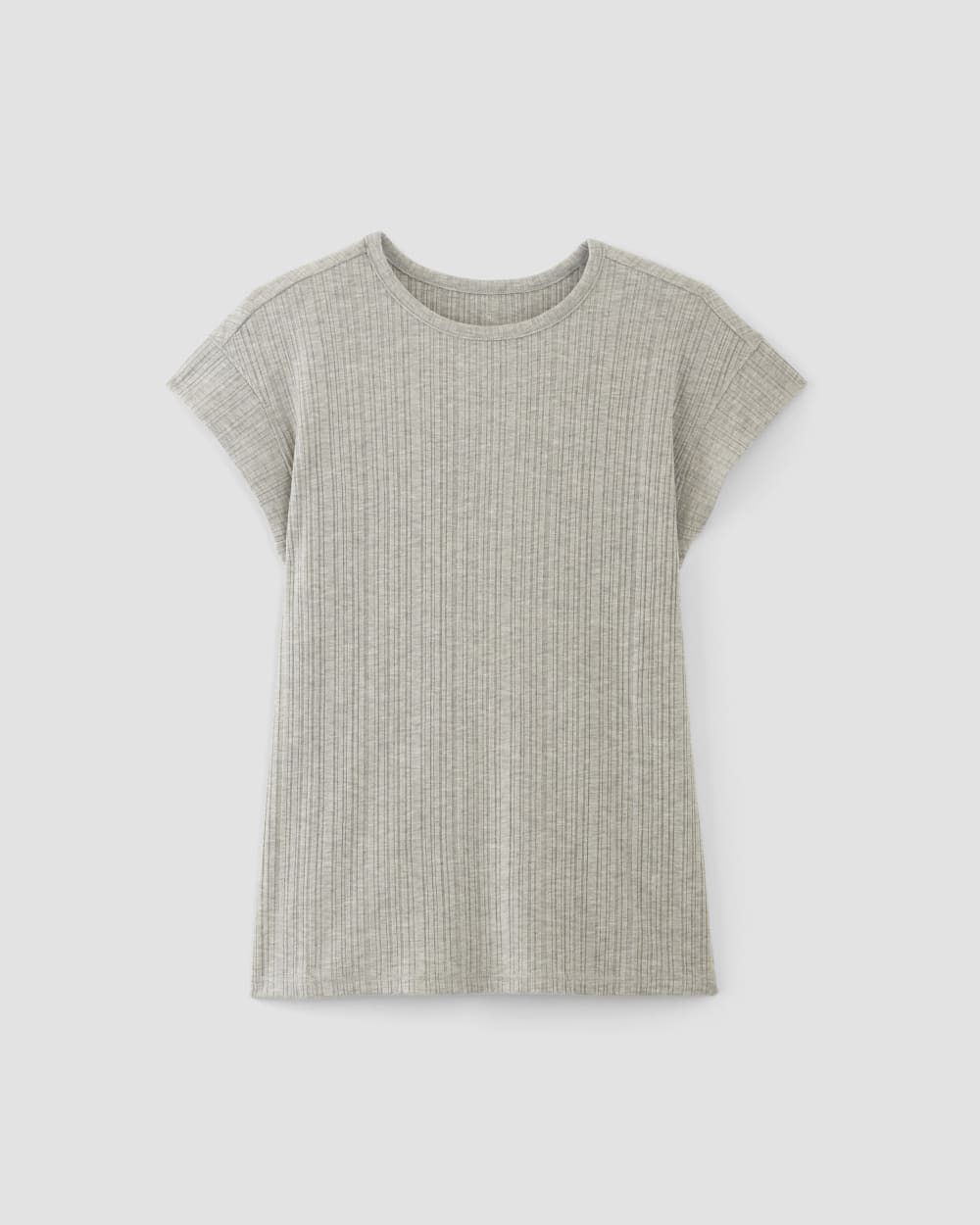 The Rib Muscle Tee | Heathered Grey