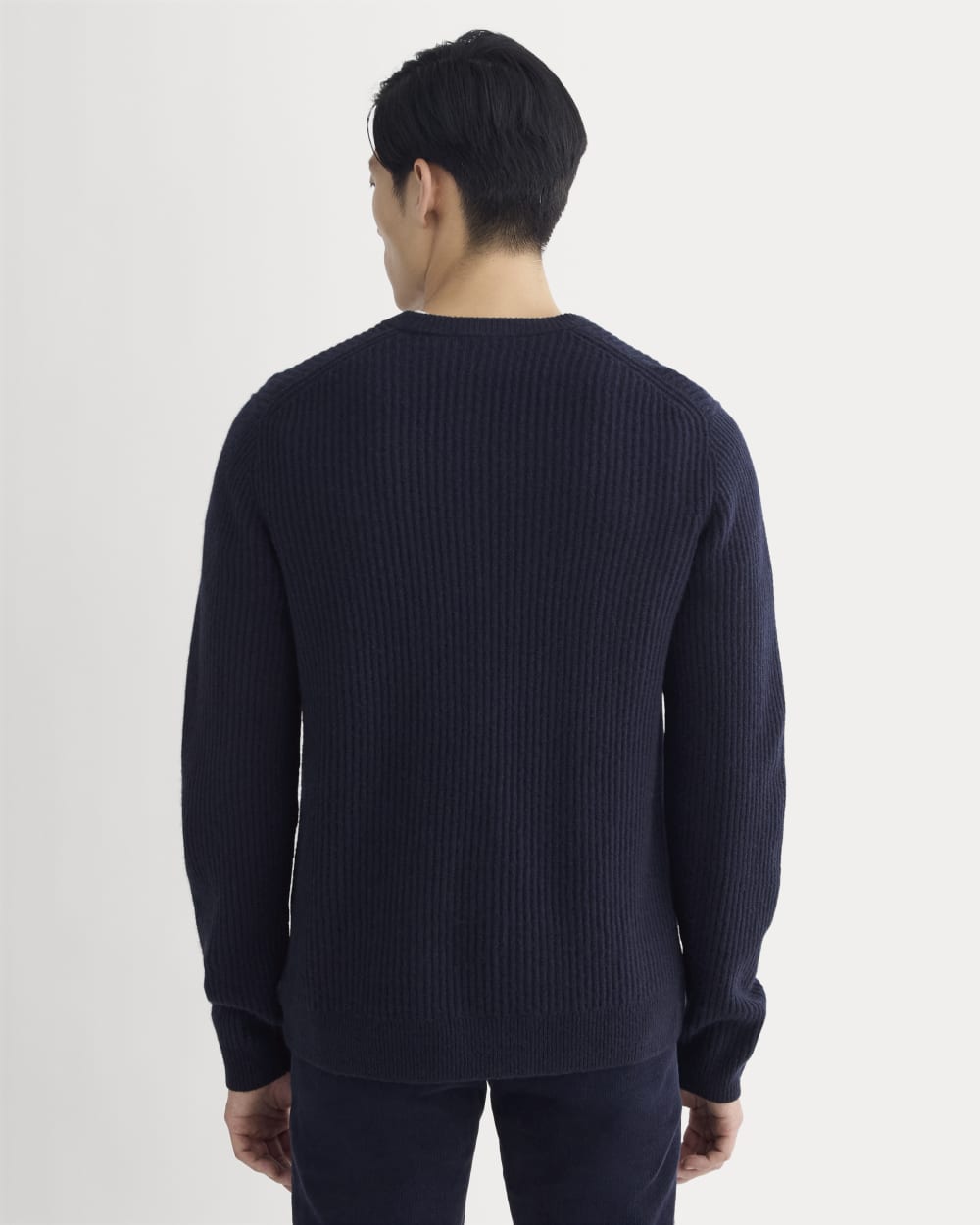 The Fisherman Crew in Wool Cashmere |  Navy
