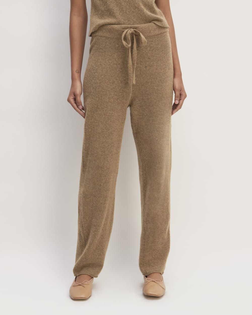 The Cozy-Stretch Straight-Leg Sweatpant | Heathered Toasted Coconut