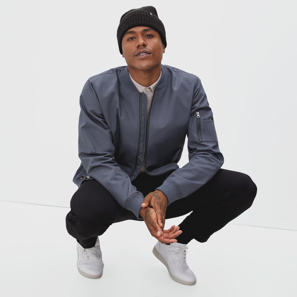 The Organic Cotton Chunky Beanie | Black