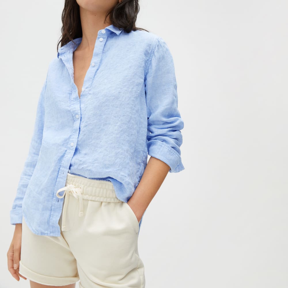 The Must-Have Shirt in Linen | Classic Blue