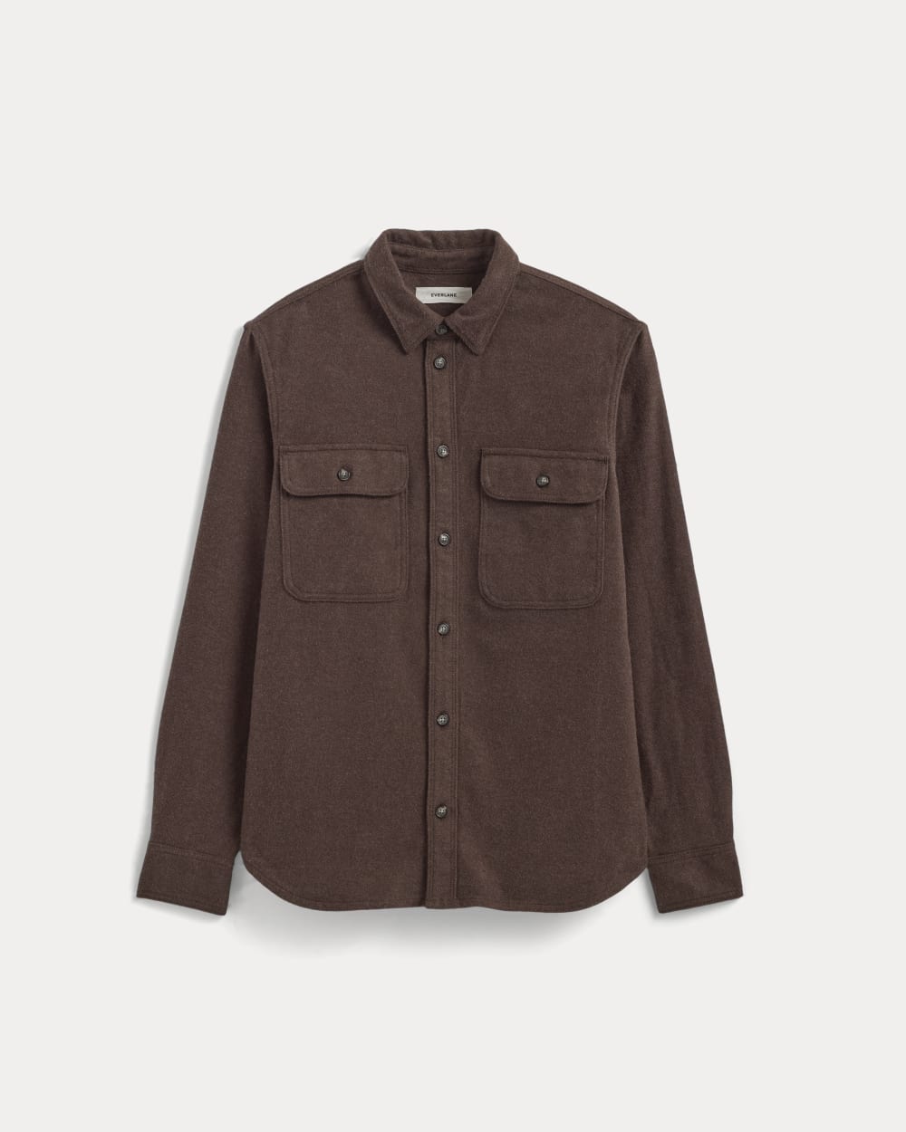 The Heavyweight Overshirt | Uniform | Heather Earth Brown