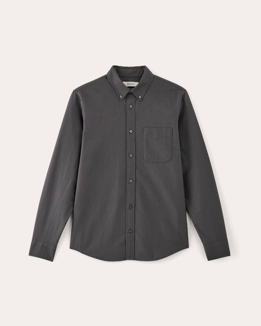 The Slim Oxford Shirt | Slate Grey | Standard