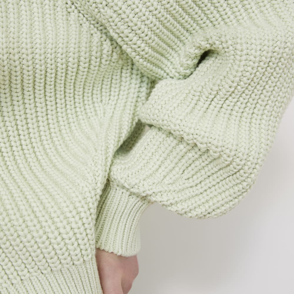 The Texture Cotton Cardigan | Seafoam Green