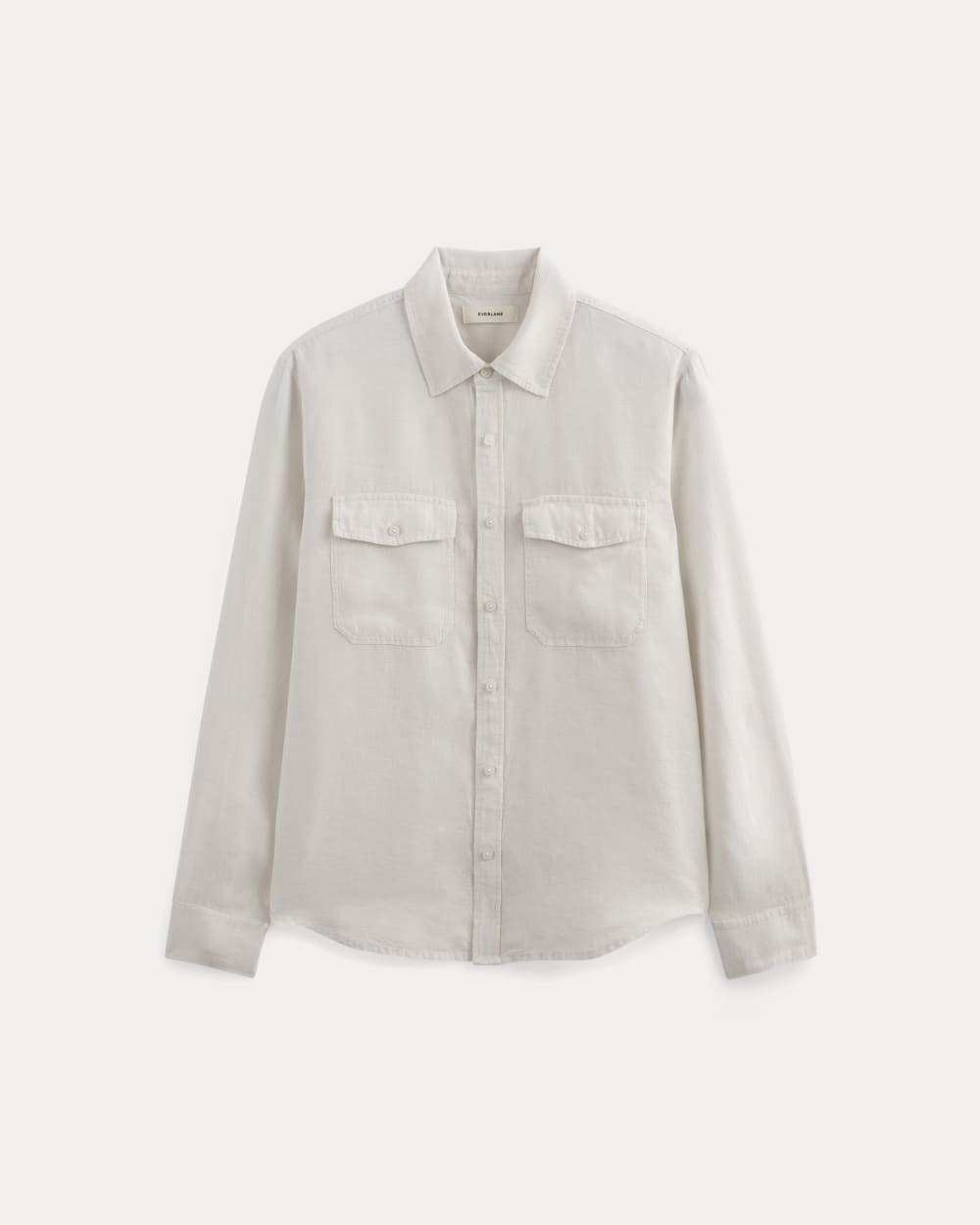 The Linen Utility Shirt | Natural Chambray