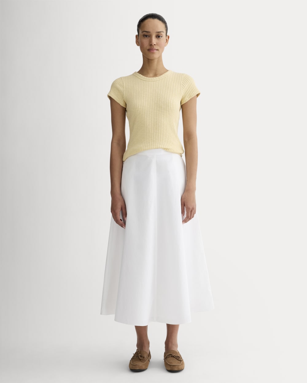 The Cozy Rib Tee | Banana Crepe