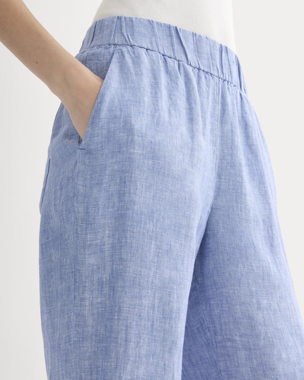 The Linen Easy Pant | Chambray