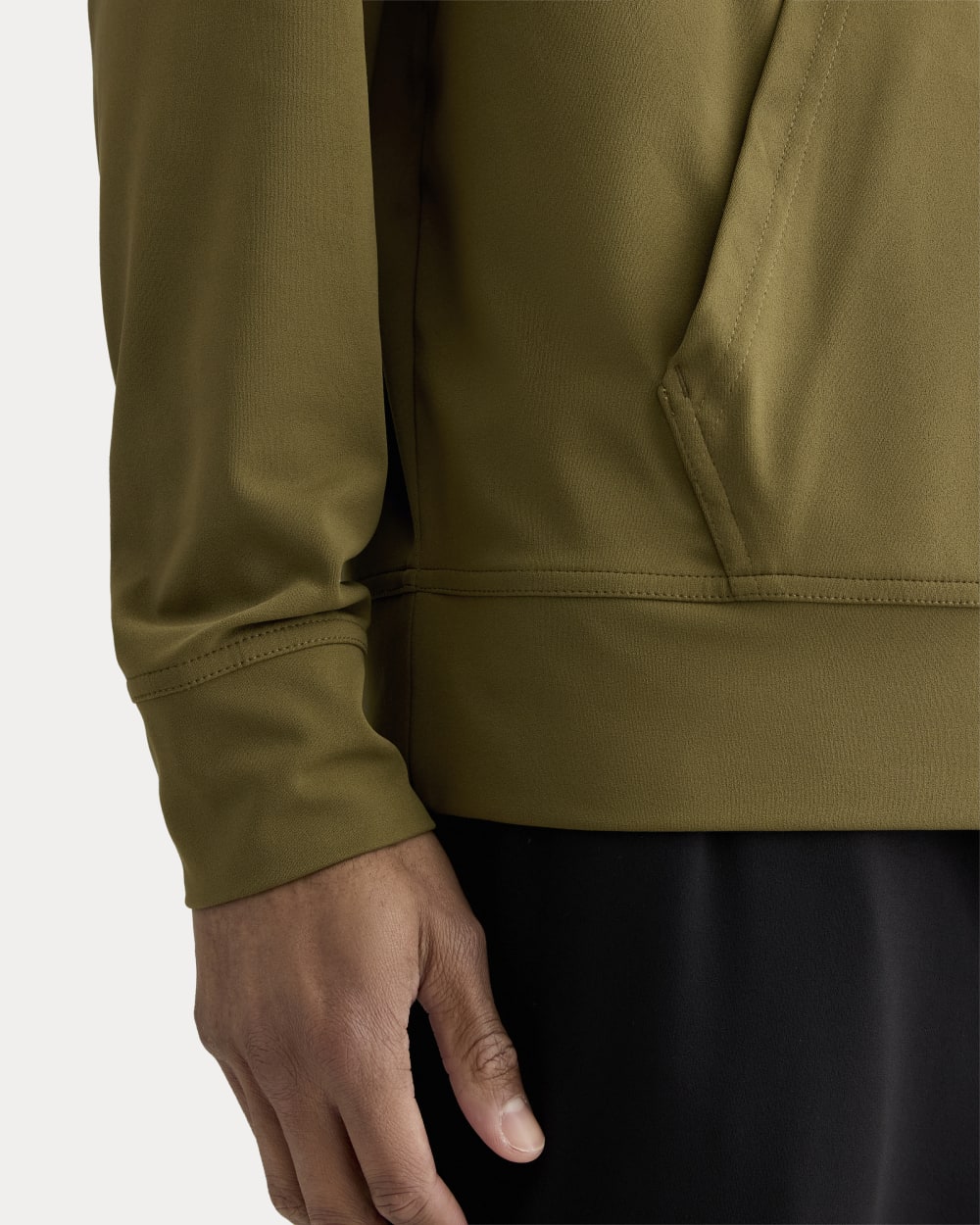The Off-Duty Tech Hoodie | Olive