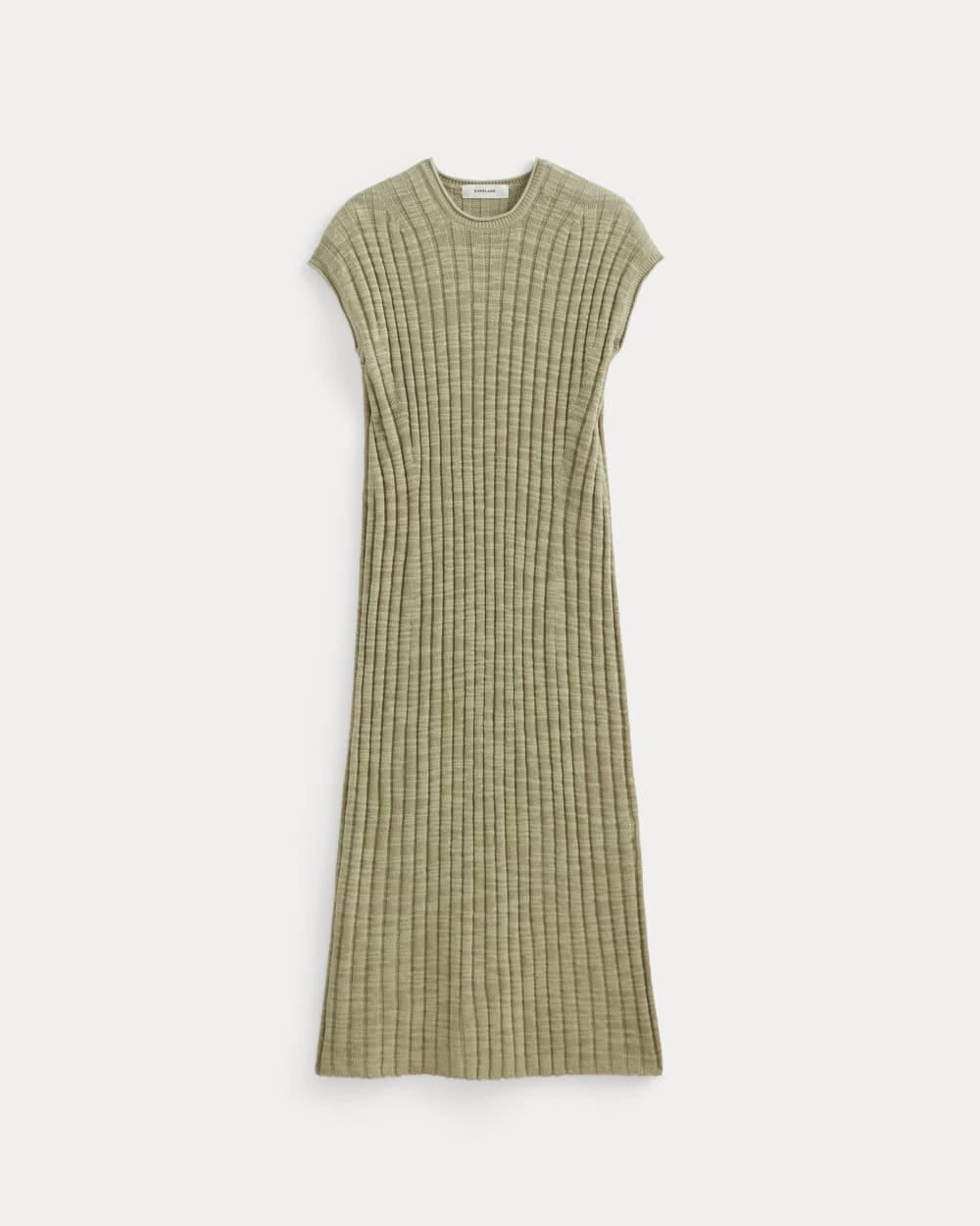 The Column Dress in Cotton Linen | Eucalyptus