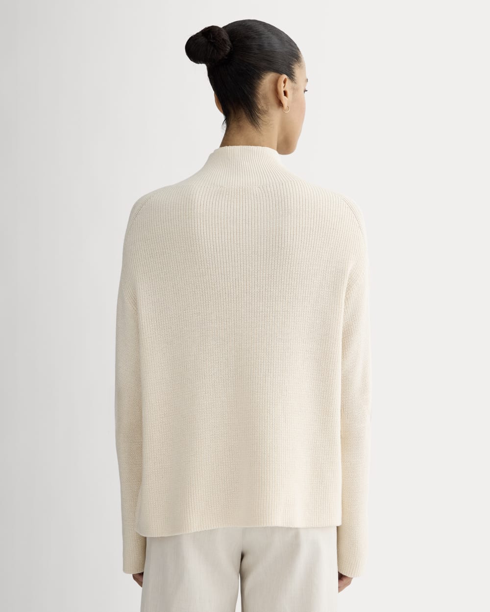 The Slouchy Funnel Neck in Everyday Cotton | Canvas