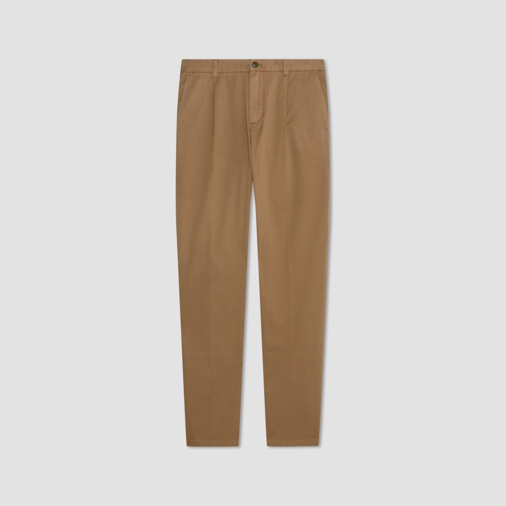 The Pleated Air Chino | Toasted Coconut