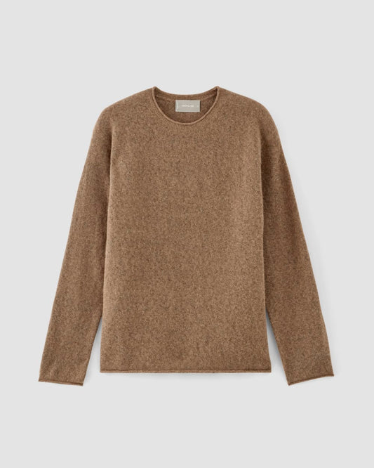 The Cozy-Stretch Crew | Heathered Toasted Coconut